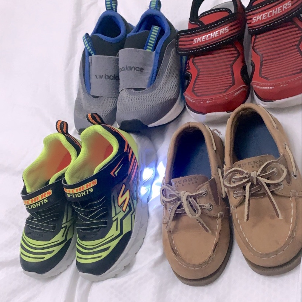 Skechers, new balance & Sperry top-sider